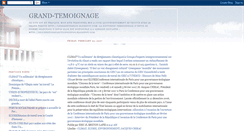 Desktop Screenshot of grand-temoignage.blogspot.com