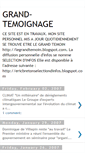 Mobile Screenshot of grand-temoignage.blogspot.com
