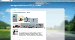 Desktop Screenshot of pranburi-resort.blogspot.com