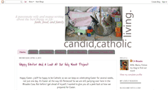 Desktop Screenshot of candidcatholicliving.blogspot.com