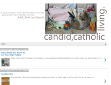 Tablet Screenshot of candidcatholicliving.blogspot.com