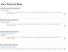 Tablet Screenshot of joetechnical.blogspot.com