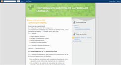 Desktop Screenshot of contaminacioncallanca.blogspot.com