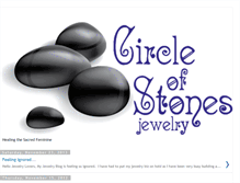 Tablet Screenshot of circleofstonesjewelry.blogspot.com