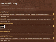 Tablet Screenshot of journeylifegroup.blogspot.com