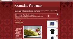 Desktop Screenshot of comidasperuanasricas.blogspot.com