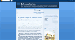 Desktop Screenshot of cadernodoprofessor.blogspot.com