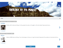 Tablet Screenshot of ideologyatitspurest.blogspot.com