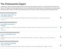 Tablet Screenshot of chickonomics.blogspot.com