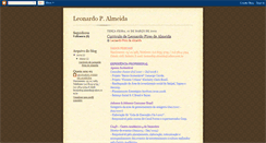 Desktop Screenshot of leonardopalmeida.blogspot.com