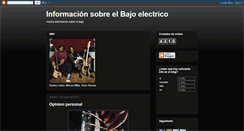 Desktop Screenshot of historiadelbajoelectrico.blogspot.com
