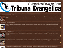 Tablet Screenshot of jornaltribunaevangelica.blogspot.com