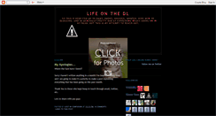 Desktop Screenshot of lifeonthedl.blogspot.com