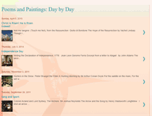 Tablet Screenshot of dailypoemsandpaintings.blogspot.com