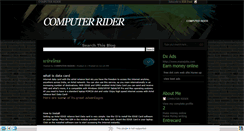 Desktop Screenshot of newcomputerrider.blogspot.com