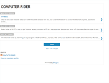 Tablet Screenshot of newcomputerrider.blogspot.com