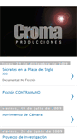 Mobile Screenshot of cromaproducciones.blogspot.com