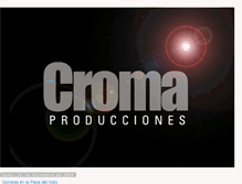 Tablet Screenshot of cromaproducciones.blogspot.com