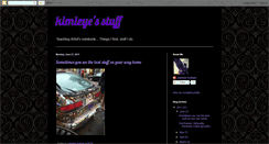 Desktop Screenshot of kimieye.blogspot.com