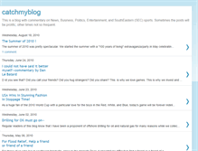 Tablet Screenshot of catchmyblog.blogspot.com