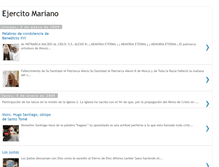 Tablet Screenshot of ejercitomariano.blogspot.com