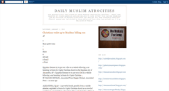 Desktop Screenshot of dailymuslimatrocities.blogspot.com