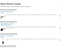 Tablet Screenshot of electricblackguitar.blogspot.com