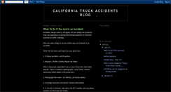 Desktop Screenshot of californiatruckaccidentlawyer.blogspot.com