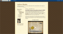 Desktop Screenshot of andrewminalto.blogspot.com