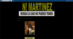 Desktop Screenshot of naarmartinez.blogspot.com
