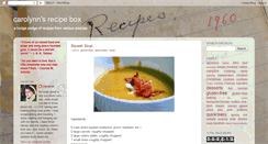 Desktop Screenshot of carolynnsrecipebox.blogspot.com