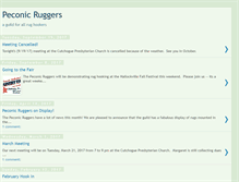 Tablet Screenshot of peconicruggers.blogspot.com