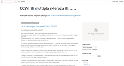 Desktop Screenshot of multiplaskleroza-ccsvi.blogspot.com