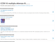 Tablet Screenshot of multiplaskleroza-ccsvi.blogspot.com