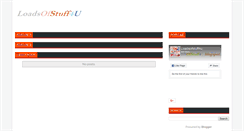 Desktop Screenshot of loadsofstuff4u.blogspot.com
