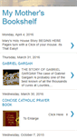 Mobile Screenshot of mymothersbookshelf.blogspot.com