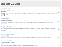 Tablet Screenshot of bhsweb20.blogspot.com