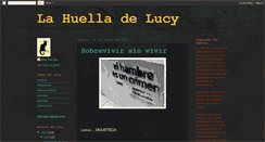 Desktop Screenshot of lahuelladelucy.blogspot.com