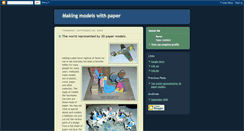 Desktop Screenshot of modelpaper.blogspot.com
