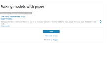 Tablet Screenshot of modelpaper.blogspot.com