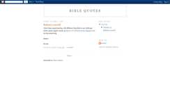 Desktop Screenshot of bible-quotes.blogspot.com