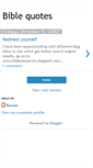 Mobile Screenshot of bible-quotes.blogspot.com