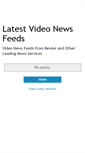Mobile Screenshot of latestvideonews.blogspot.com