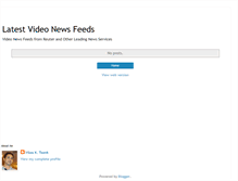 Tablet Screenshot of latestvideonews.blogspot.com