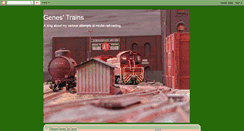 Desktop Screenshot of genes-trains.blogspot.com