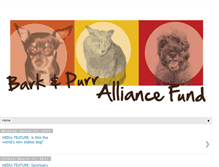 Tablet Screenshot of barkandpurralliancefund.blogspot.com