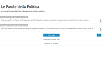 Tablet Screenshot of leparoledellapolitica.blogspot.com