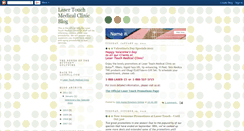 Desktop Screenshot of lasertouchmedicalclinic.blogspot.com