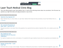 Tablet Screenshot of lasertouchmedicalclinic.blogspot.com