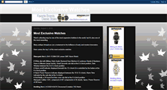 Desktop Screenshot of mostexclusivewatches.blogspot.com